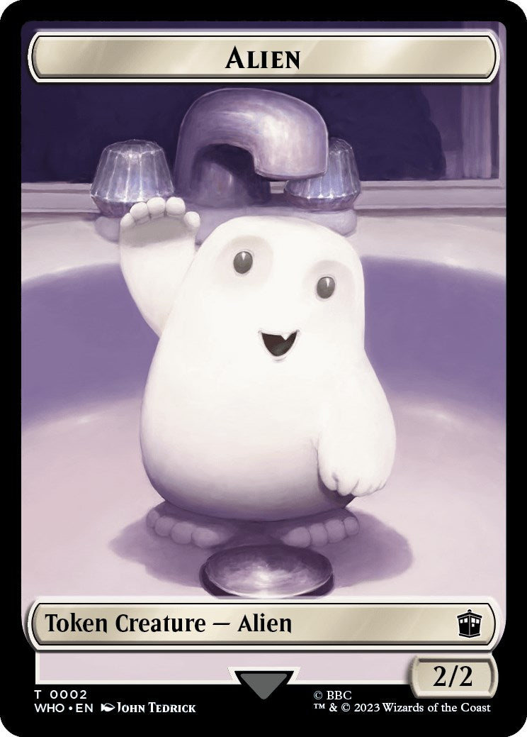 Alien // Alien Salamander Double-Sided Token