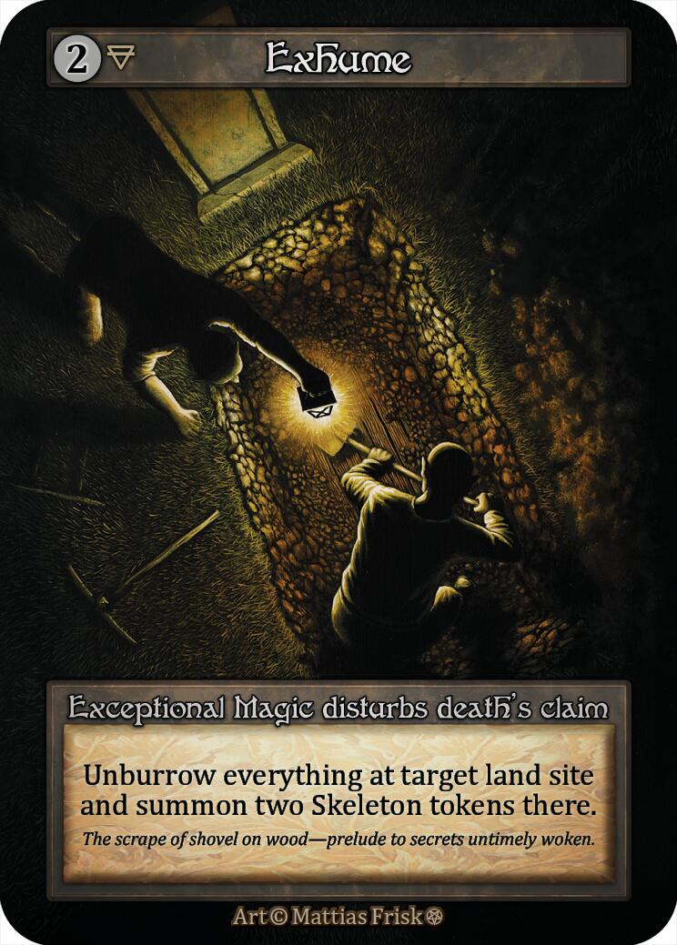 Exhume