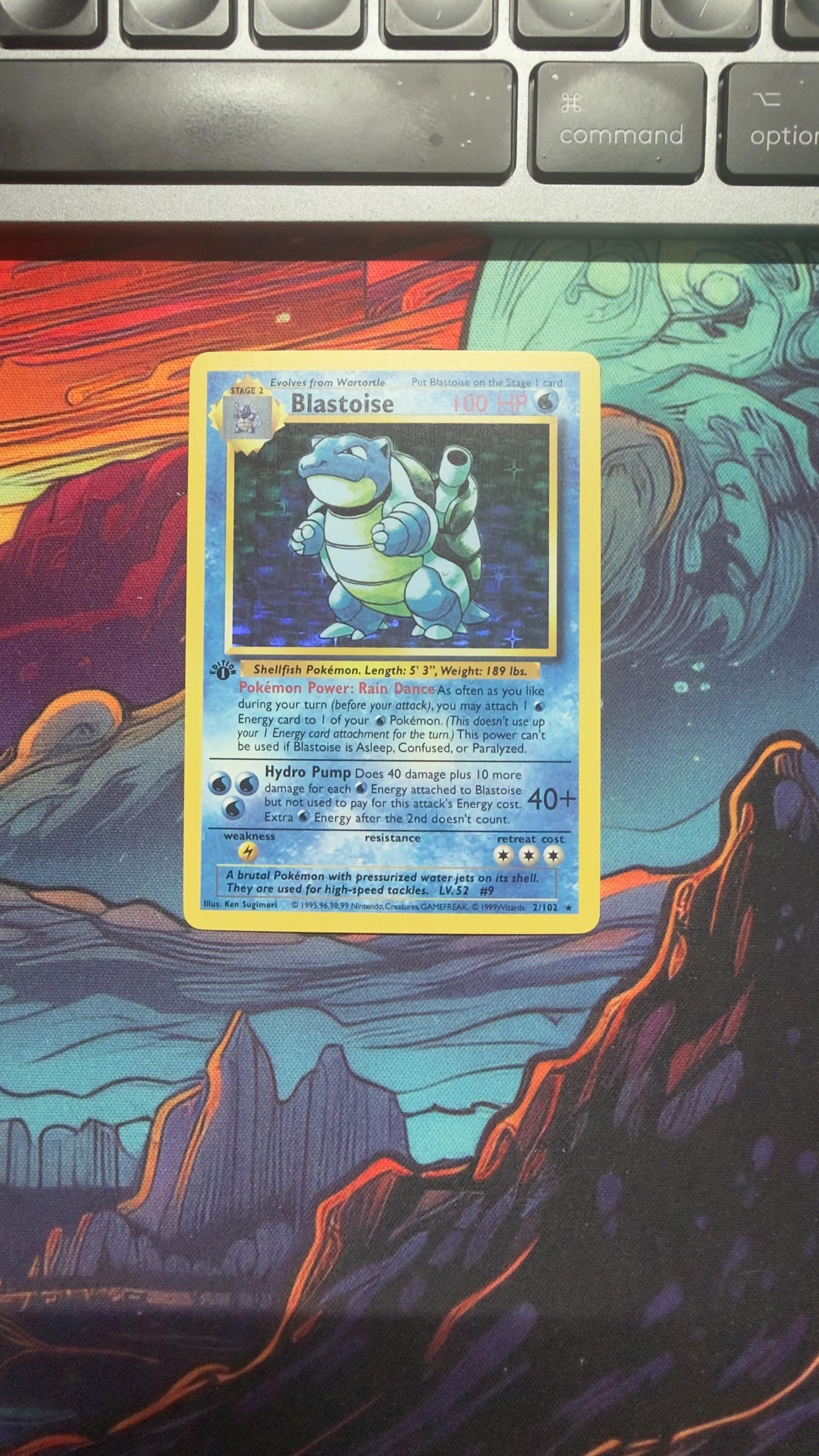 Pokemon Blastoise - Base Set (BS) - 002 - Holo Rare | TCG Trading Card