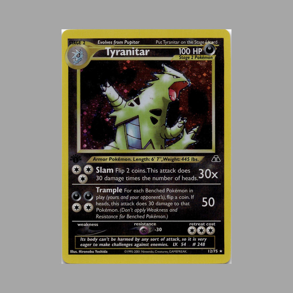 Vintage Pokemon Holo Lot - Ninetales, Pinsir, Tyranitar, Mewtwo - WOTC Rare Cards Bundle