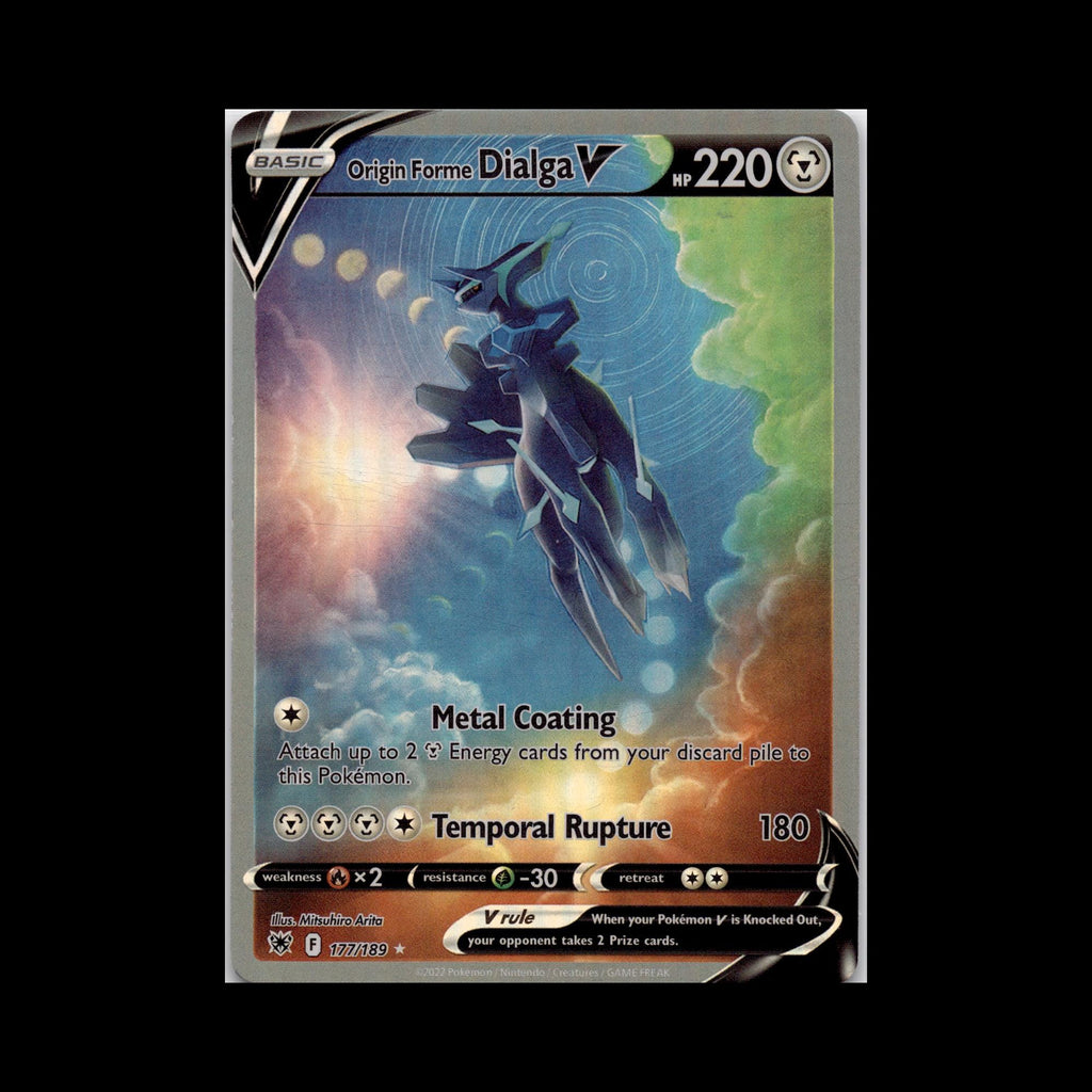 Origin Forme Dialga V and VSTAR Pokemon Card Lot Crown Zenith GG68