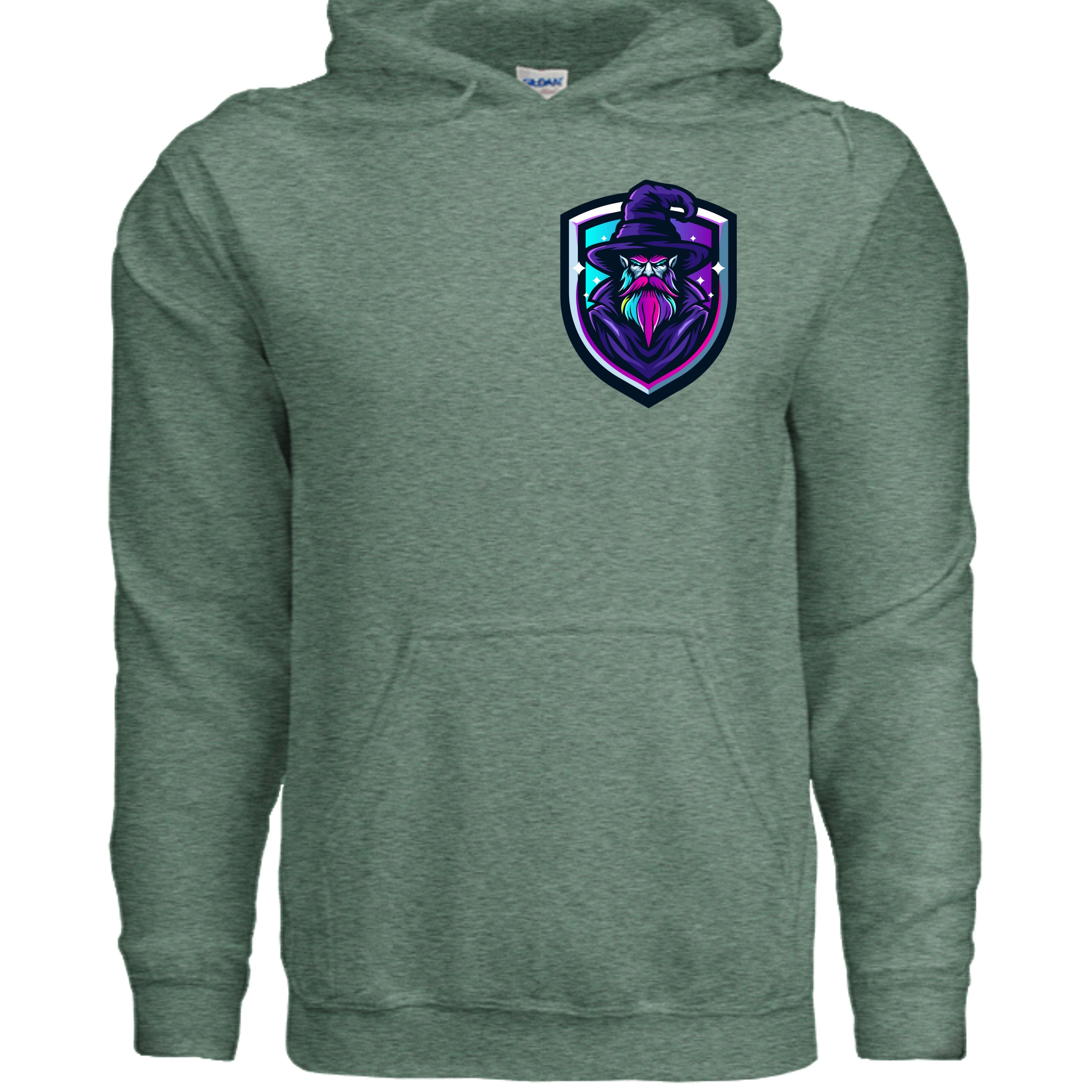 Heather Sport Dark Green - G185 - FRONT