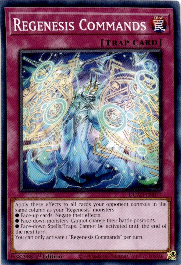 Regenesis Commands