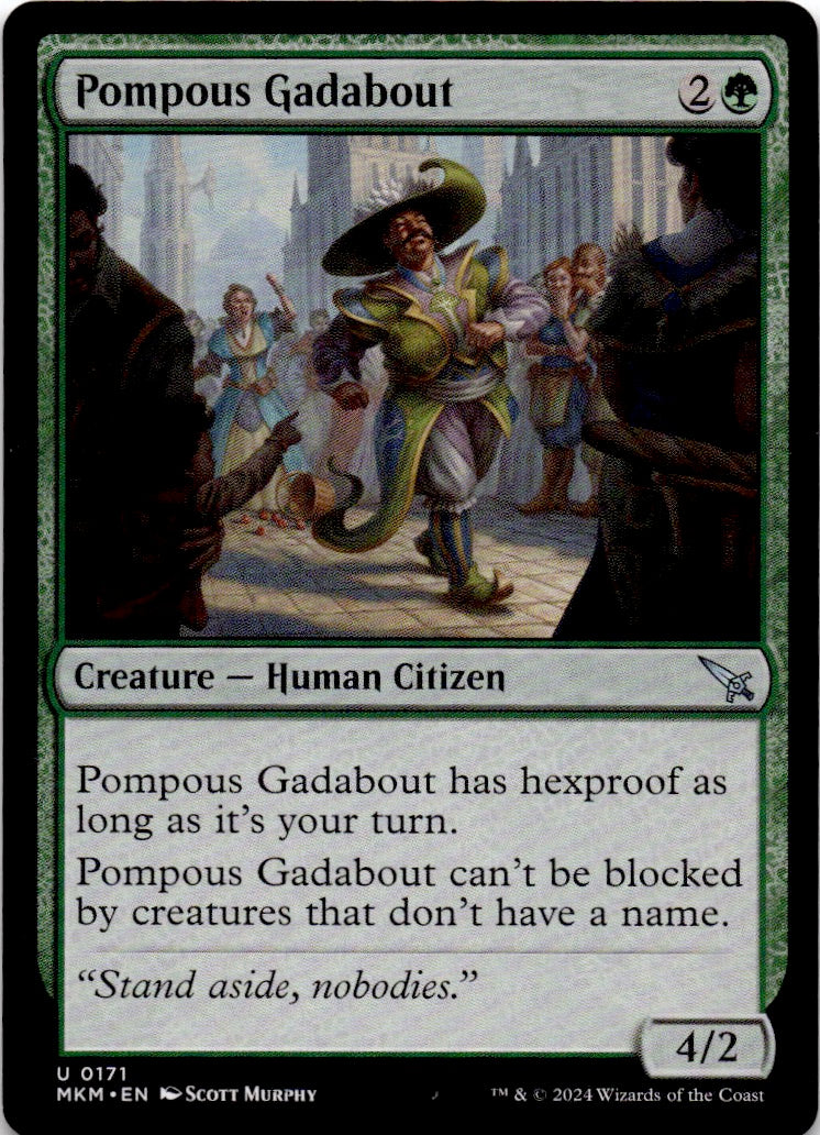 Pompous Gadabout