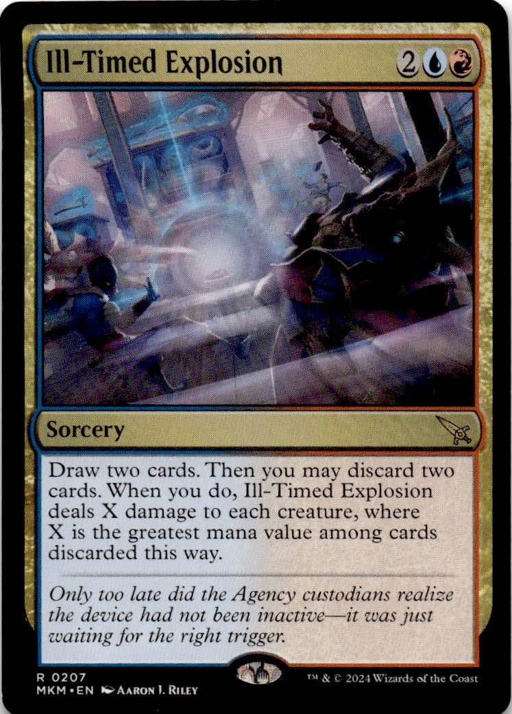 Ill-Timed Explosion