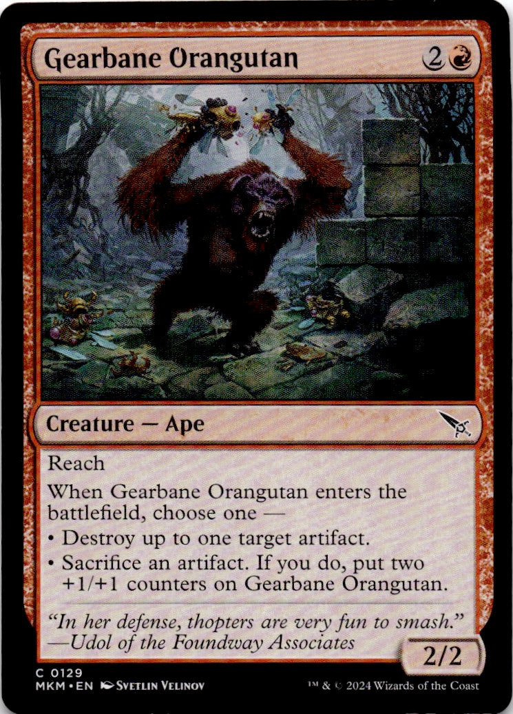 Gearbane Orangutan