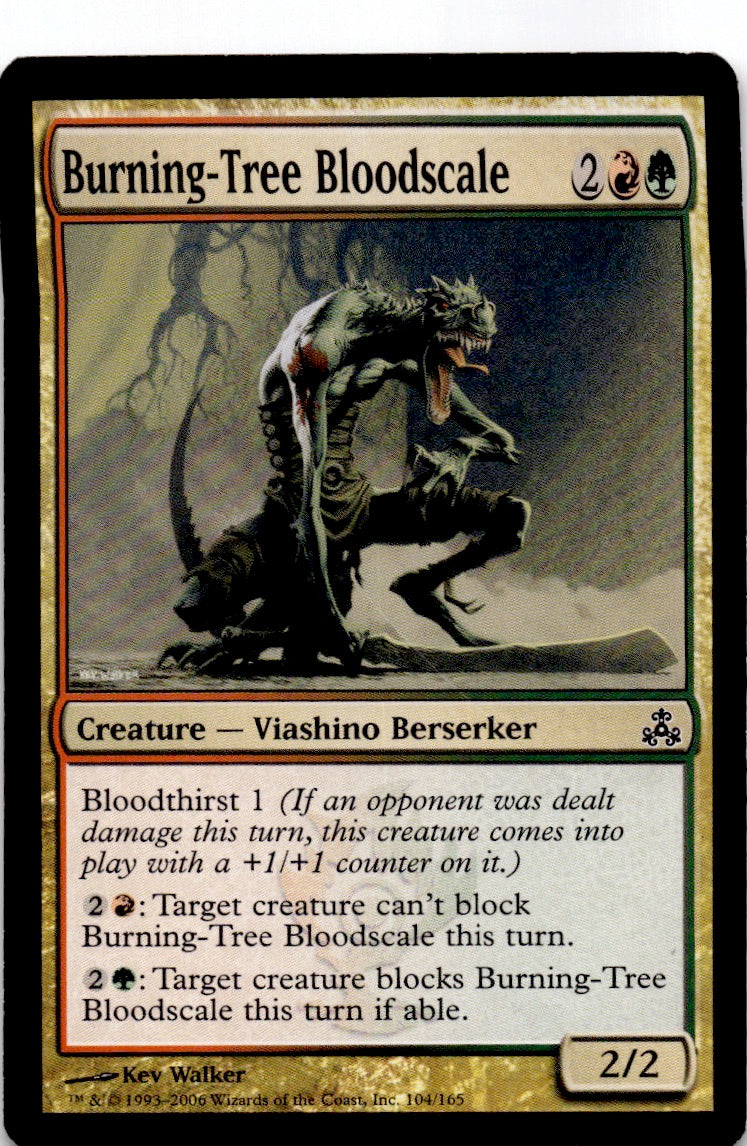 Burning-Tree Bloodscale