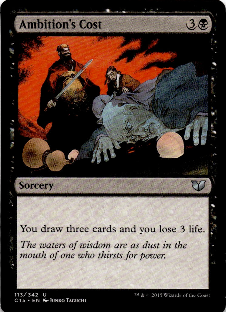 Ambition's Cost