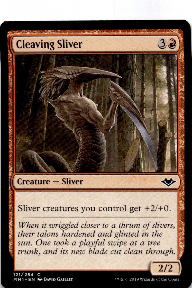Cleaving Sliver