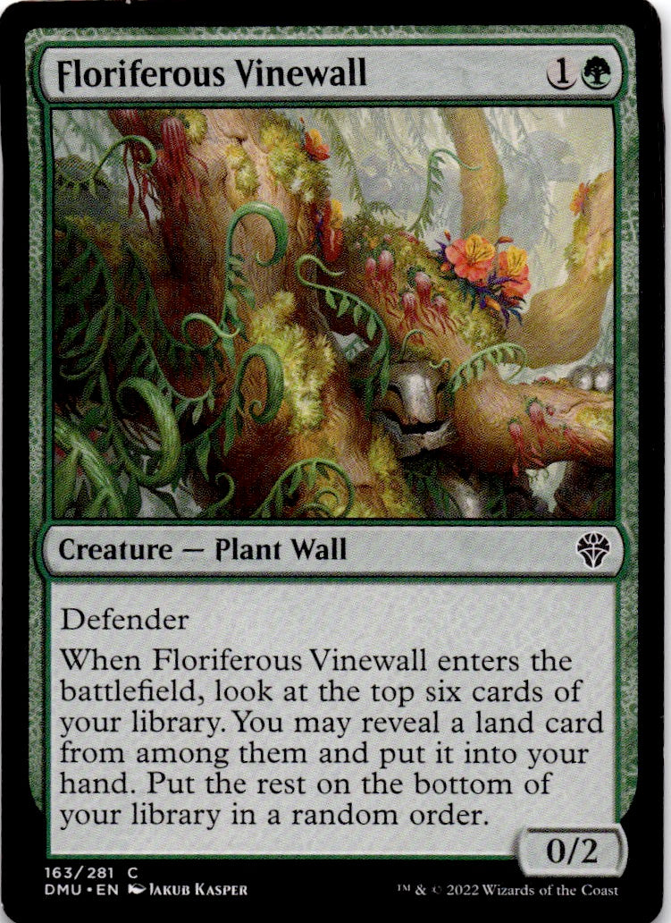 Floriferous Vinewall