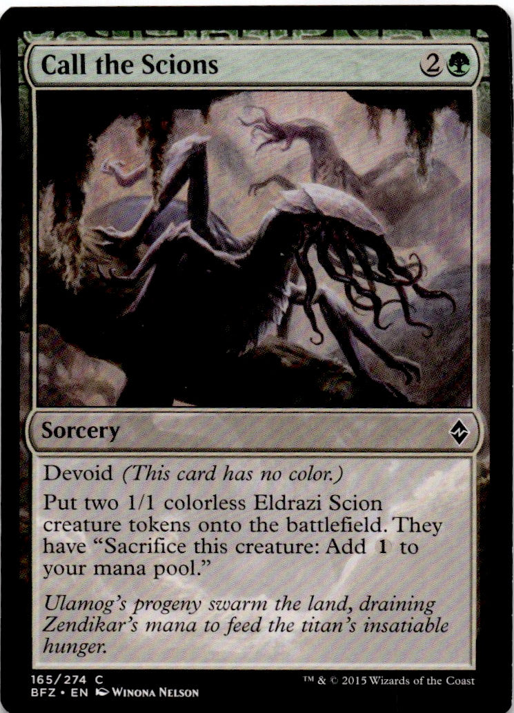Call the Scions