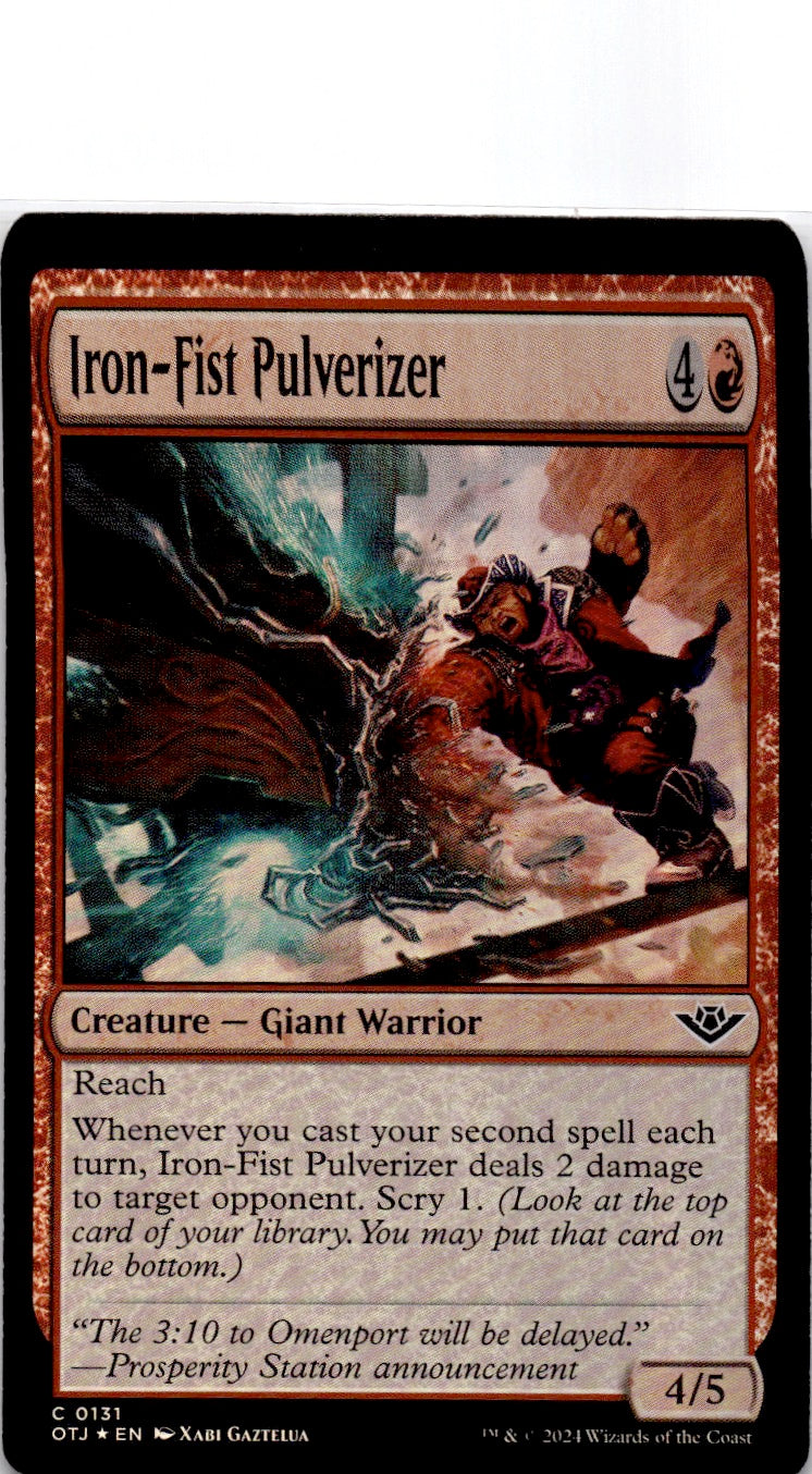 Iron-Fist Pulverizer