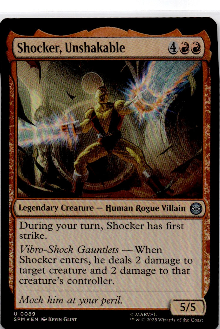 Shocker, Unshakable