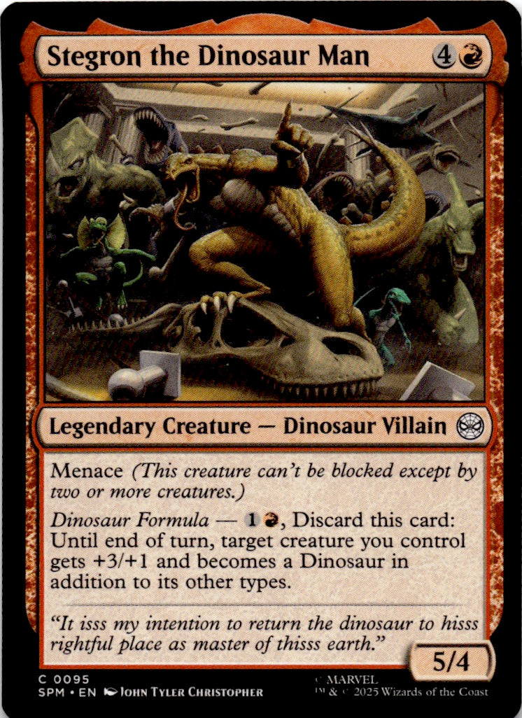 Stegron the Dinosaur Man