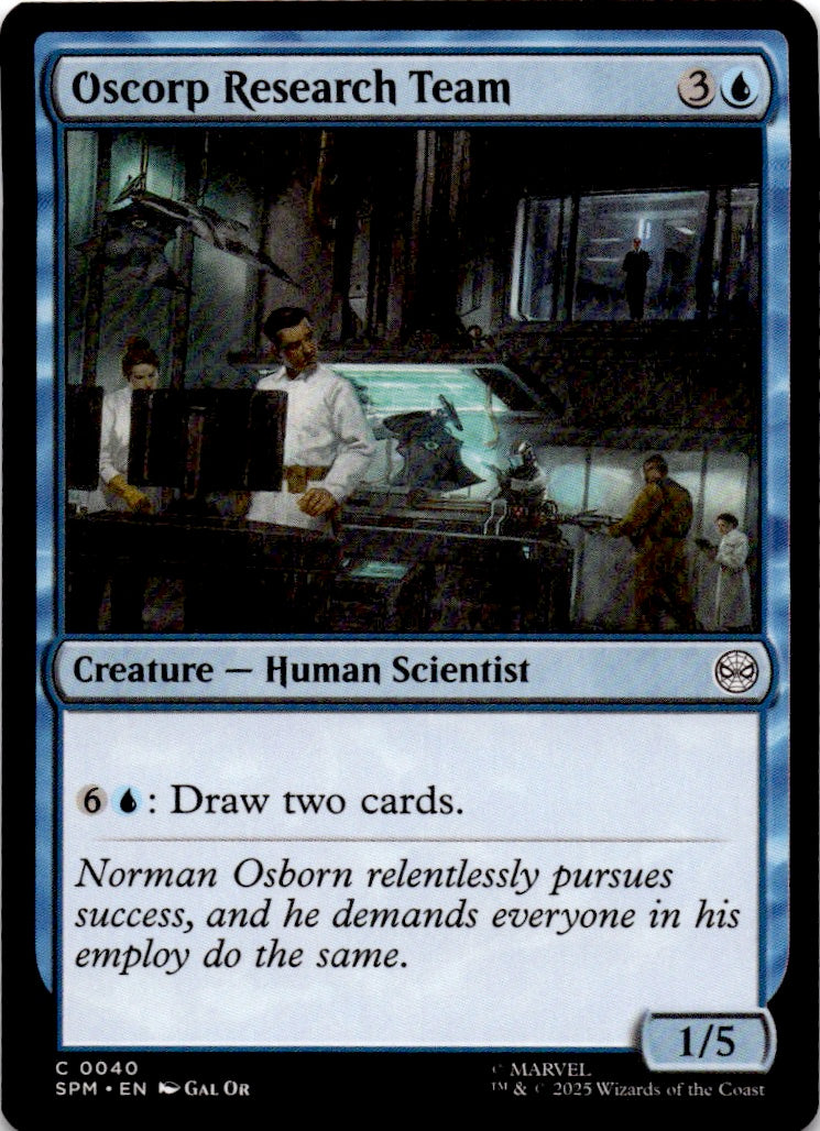 Oscorp Research Team