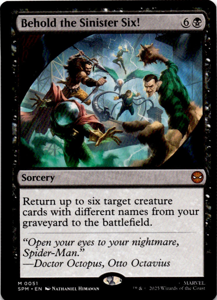 Behold the Sinister Six!
