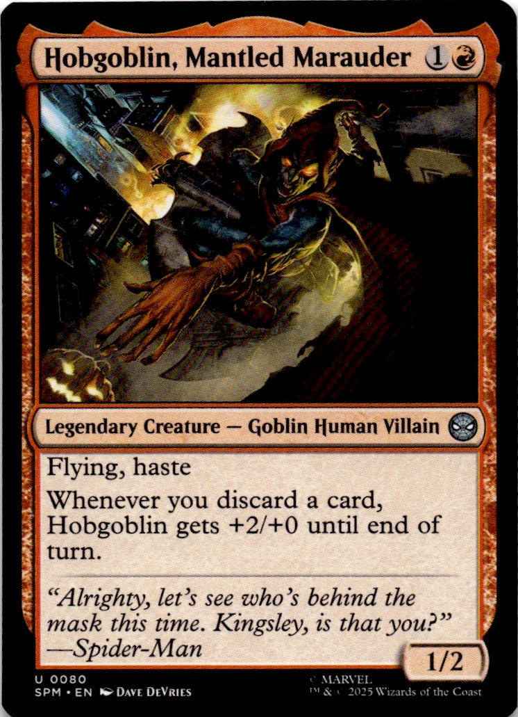 Hobgoblin, Mantled Marauder