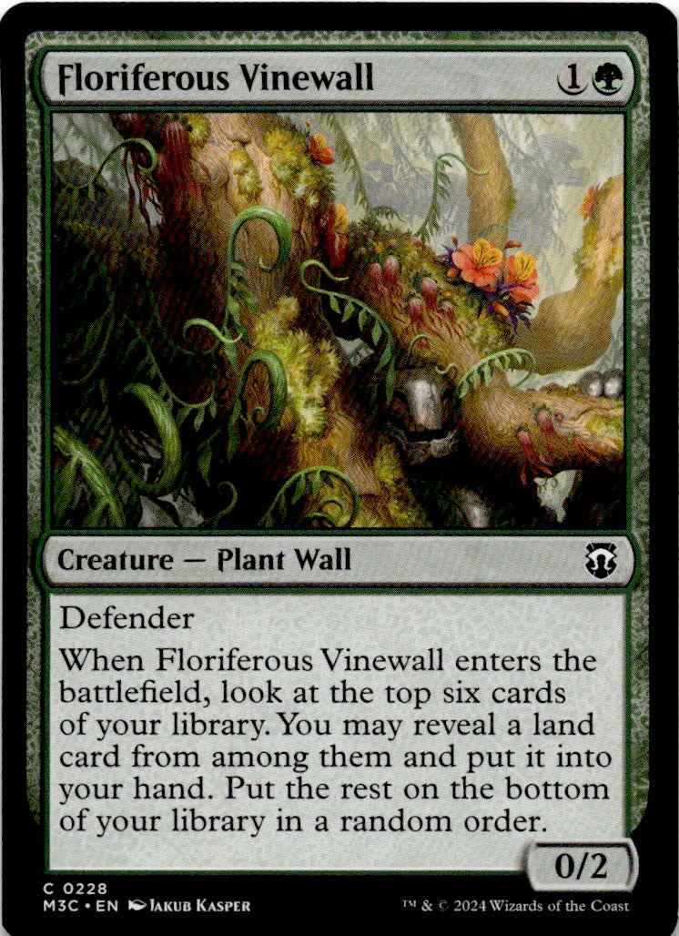 Floriferous Vinewall