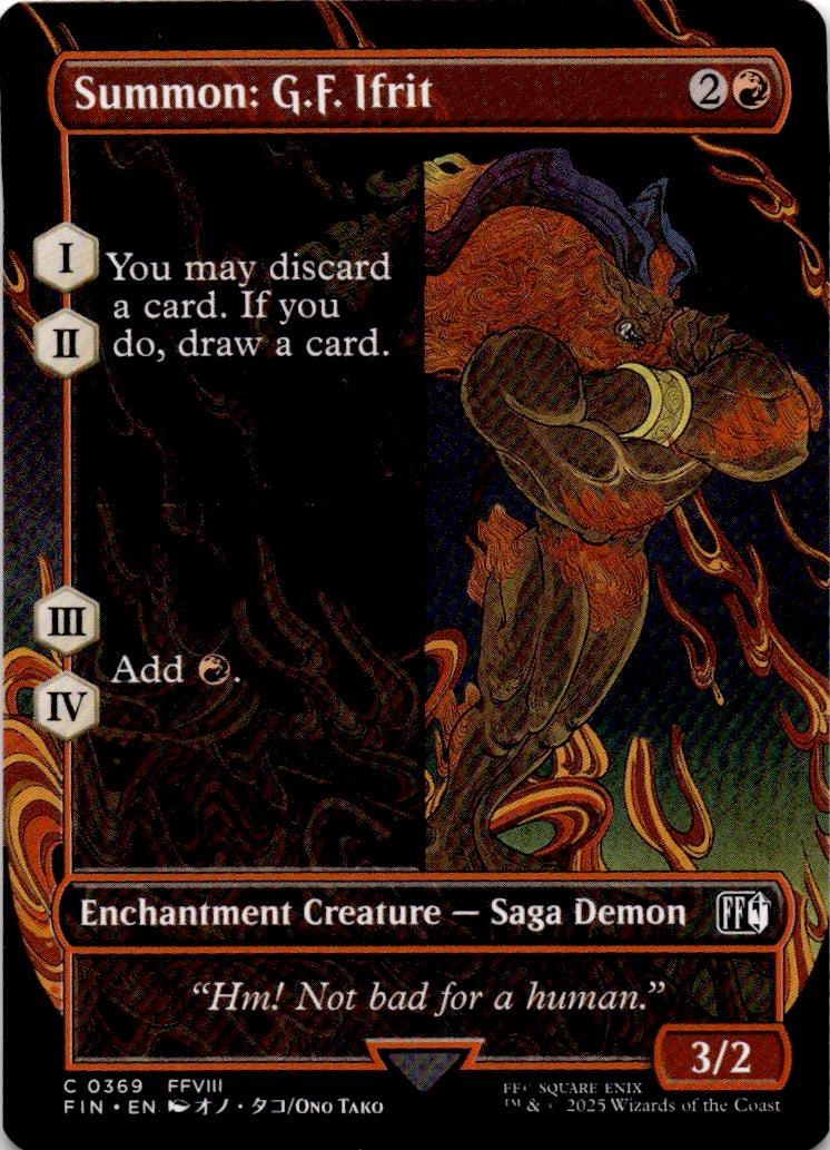 Summon: G.F. Ifrit (Borderless)