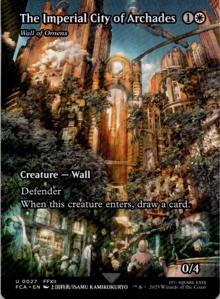 The Imperial City of Archades - Wall of Omens (Showcase)