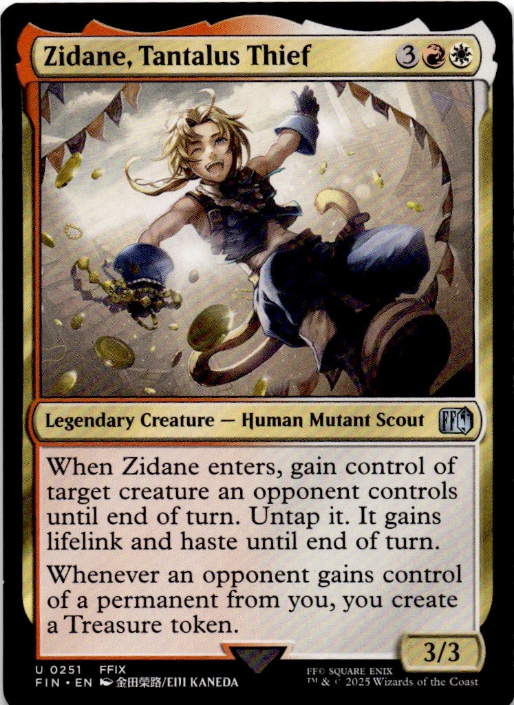 Zidane, Tantalus Thief