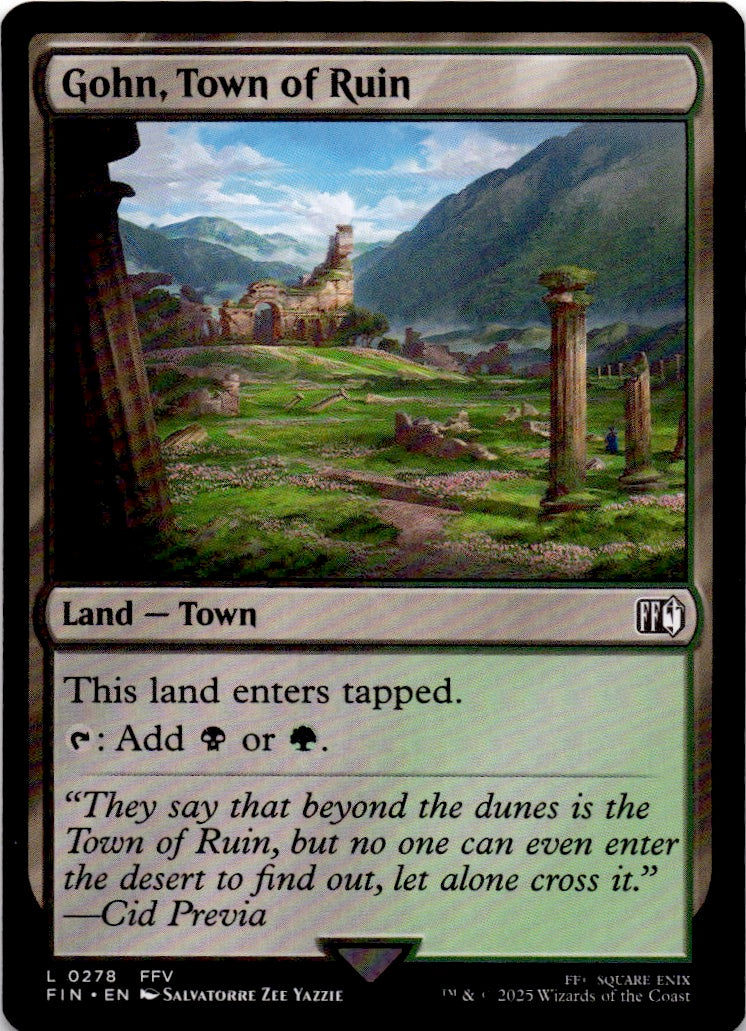 Gohn, Town of Ruin