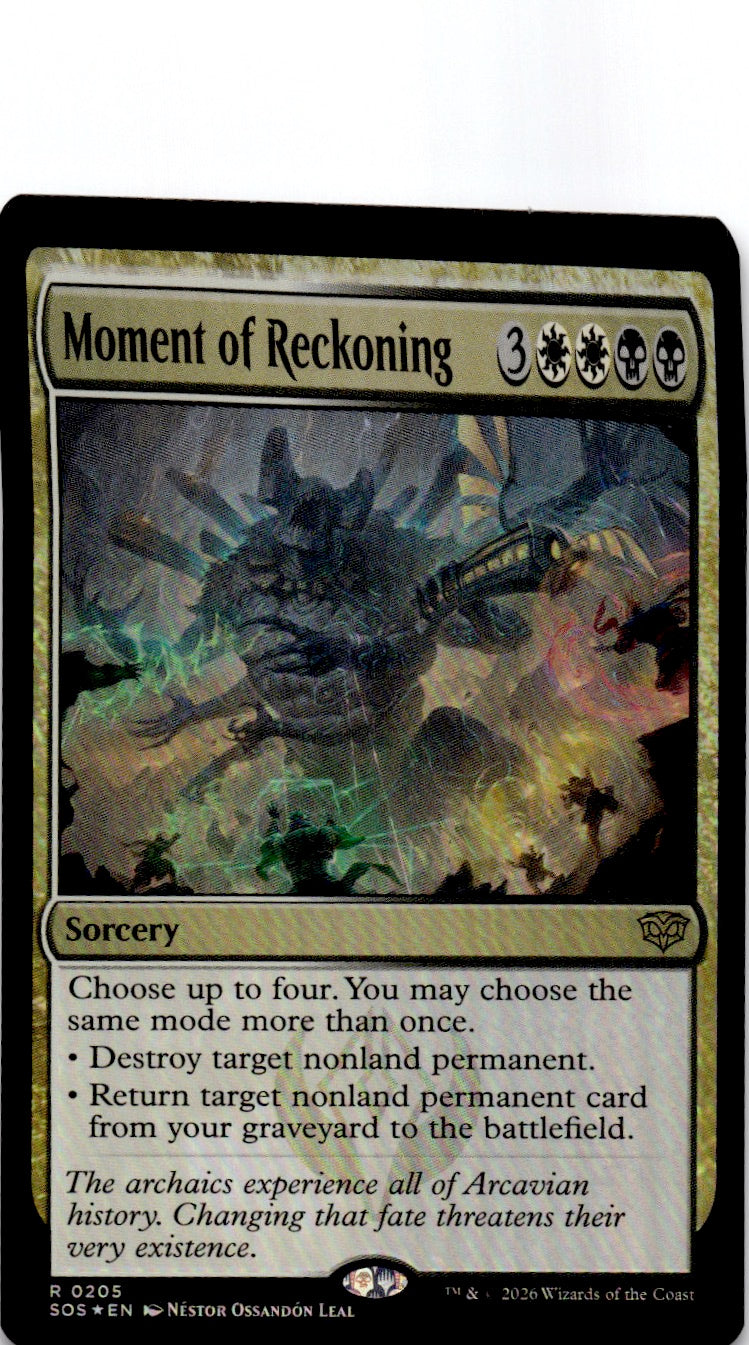 Moment of Reckoning