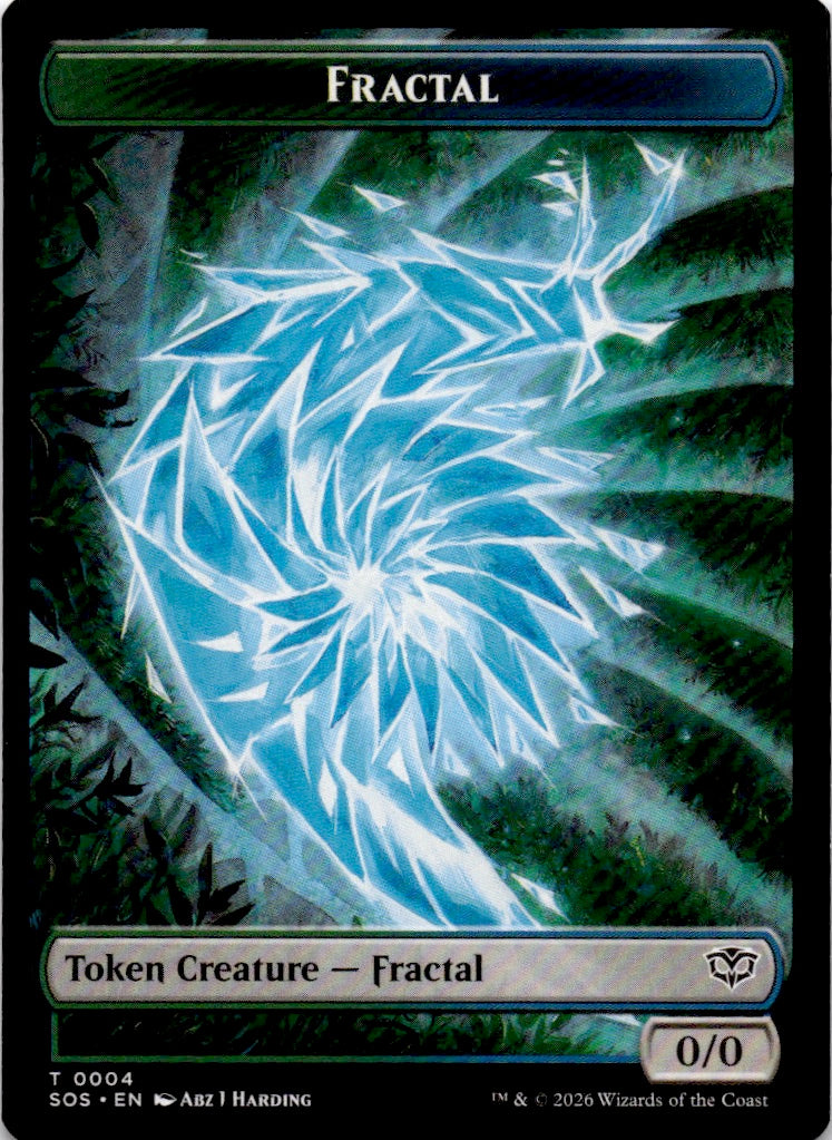 Fractal (0004) // Pest (0008) Double-Sided Token