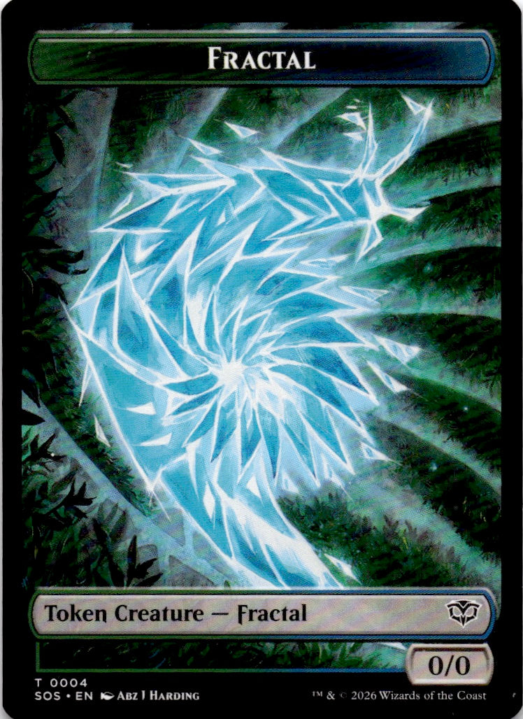 Fractal (0004) // Elemental (0002) Double-Sided Token