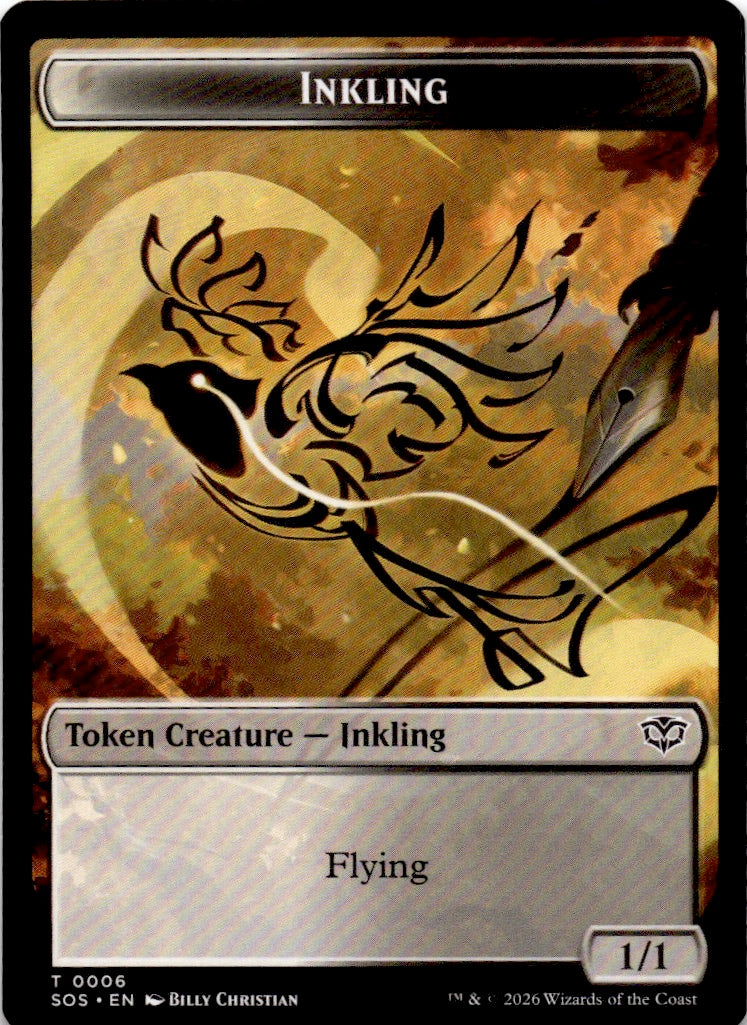 Inkling (0006) // Spirit (0010) Double-Sided Token