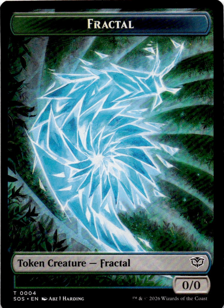 Fractal (0004) // Spirit (0010) Double-Sided Token