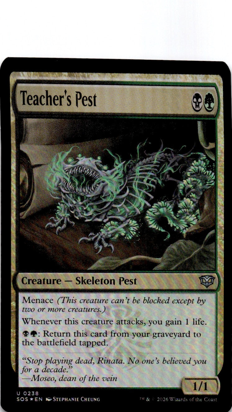 Teacher's Pest