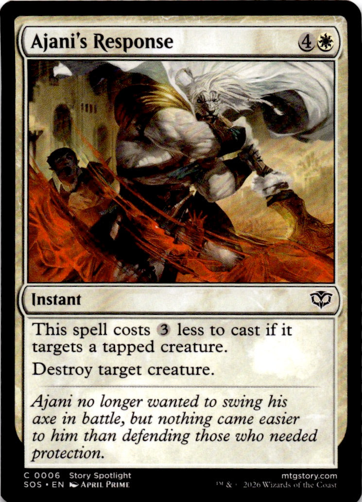 Ajani's Response