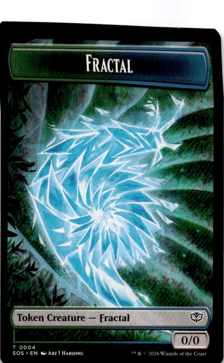 Fractal (0004) // Inkling (006) Double-Sided Token