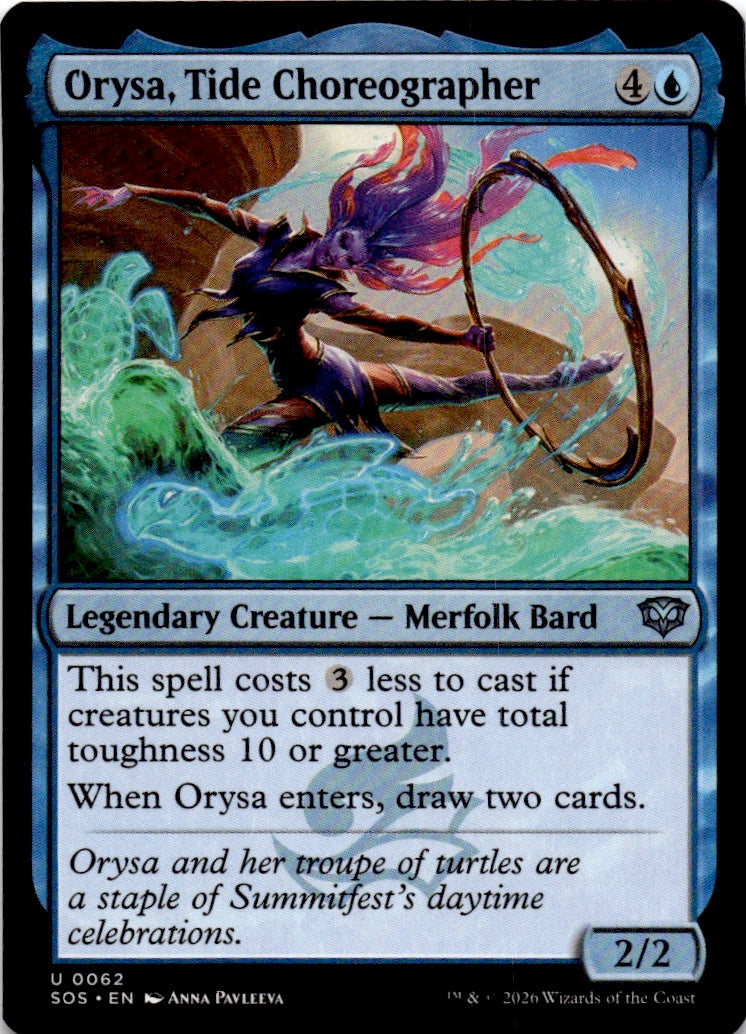Orysa, Tide Choreographer