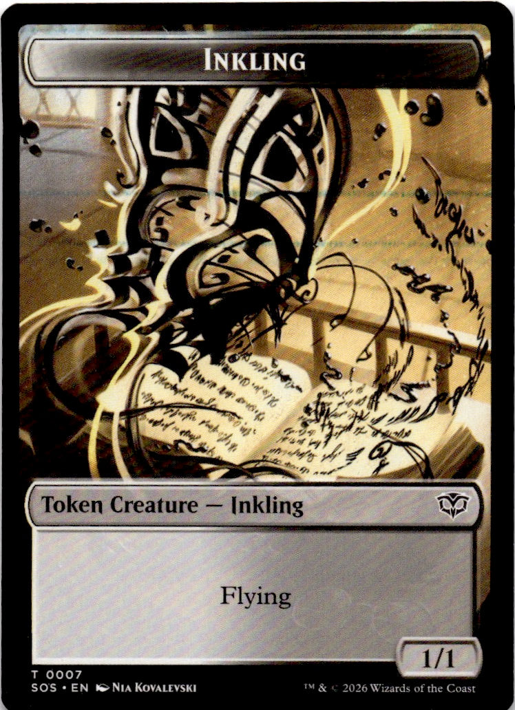 Inkling (0007) // Spirit (0011) Double-Sided Token