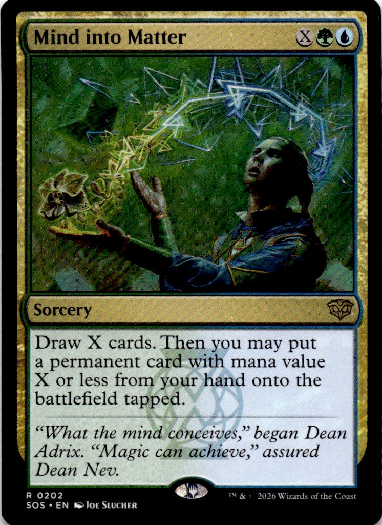 Mind into Matter