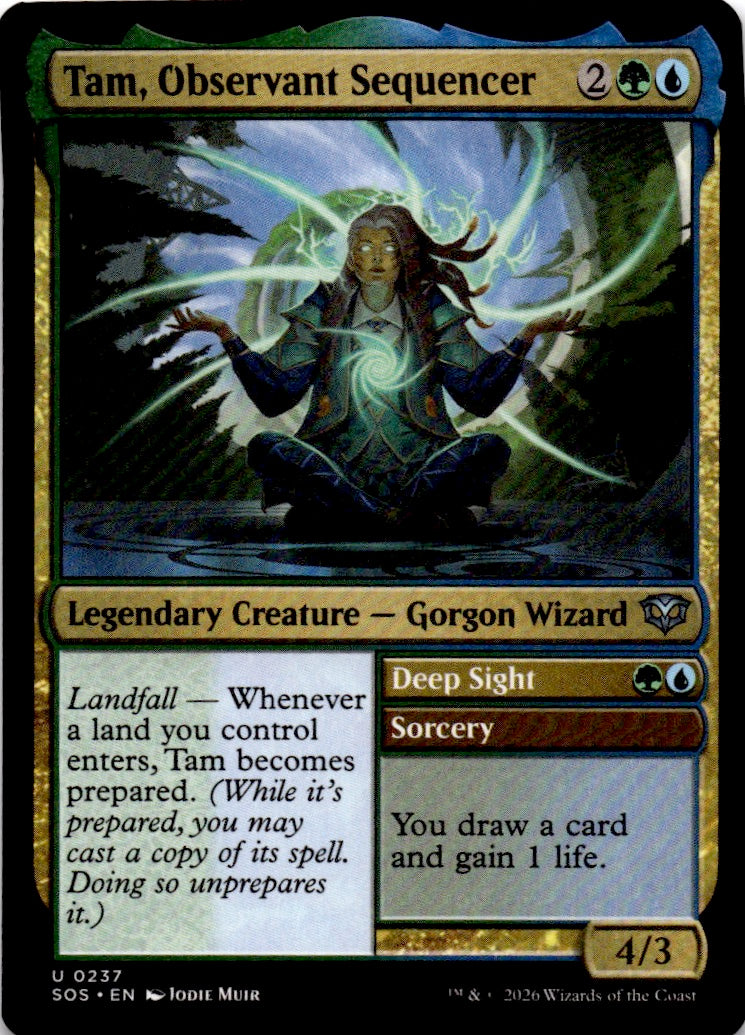 Tam, Observant Sequencer