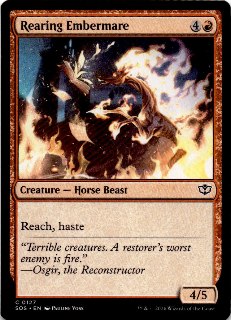 Rearing Embermare