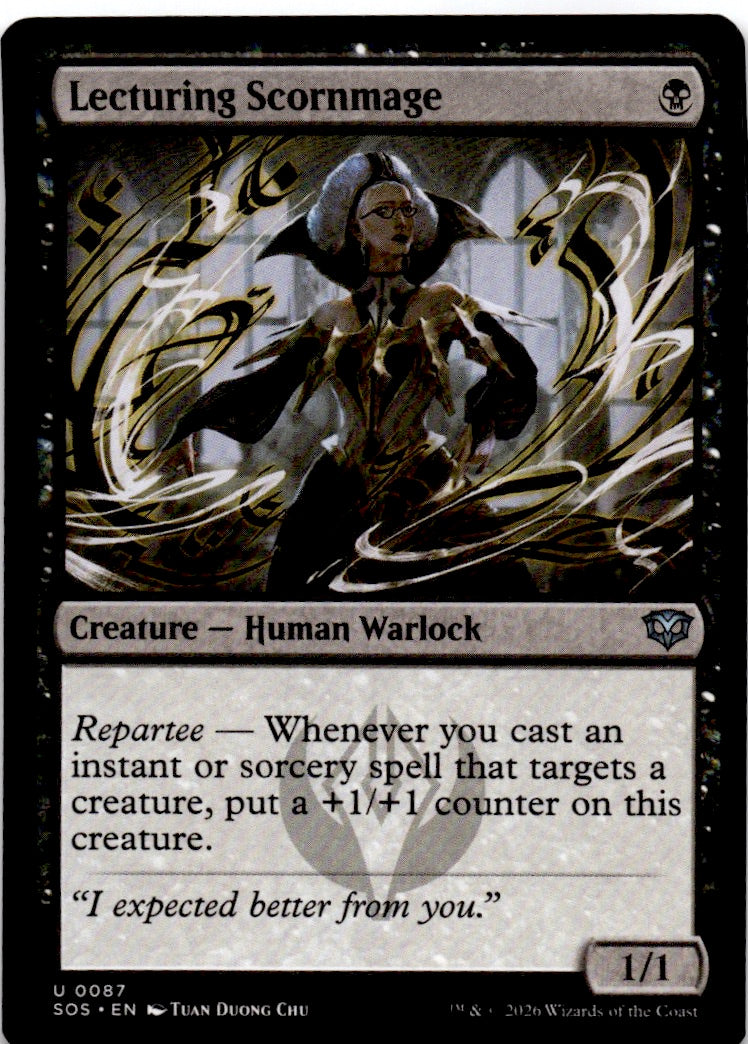 Lecturing Scornmage