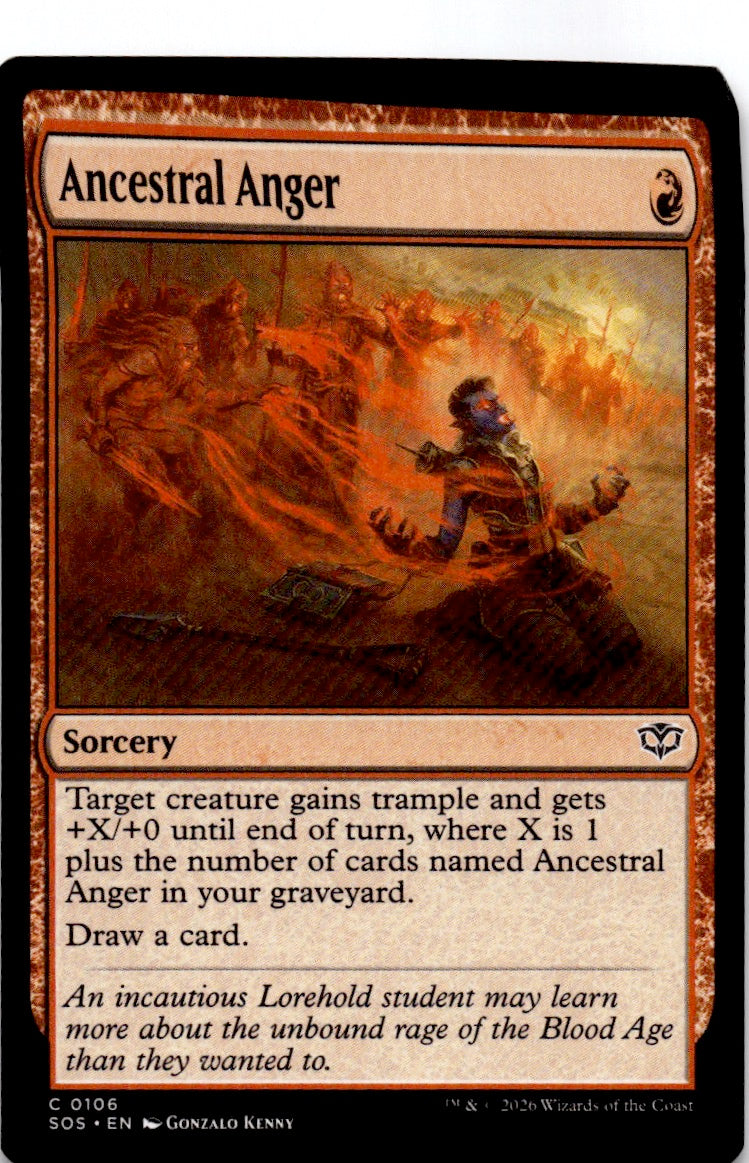 Ancestral Anger