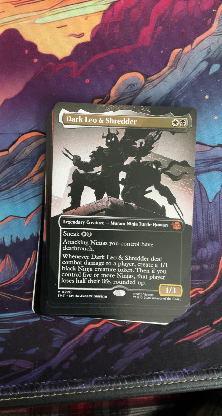 Dark Leo & Shredder (Borderless)