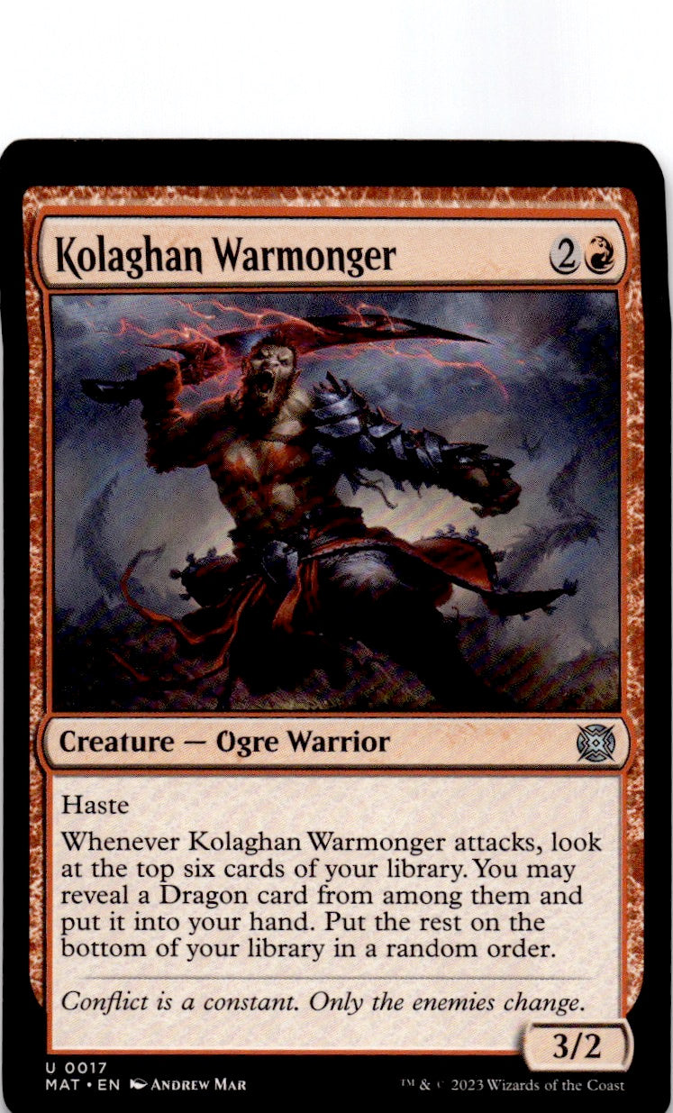 Kolaghan Warmonger
