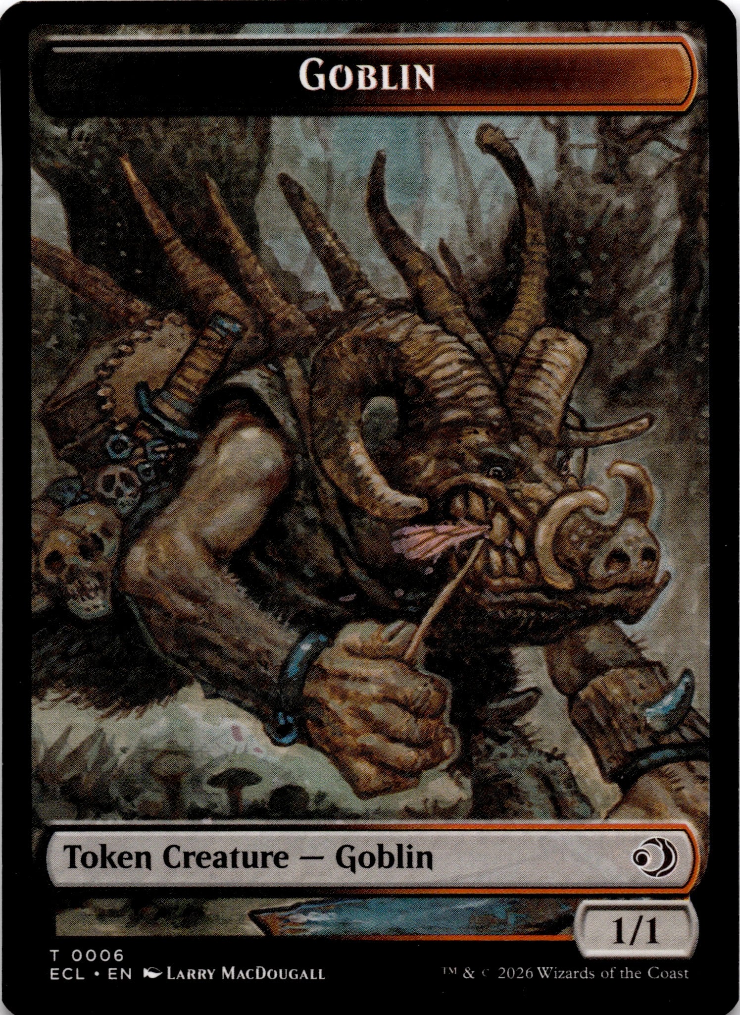 Treefolk // Goblin Double-Sided Token