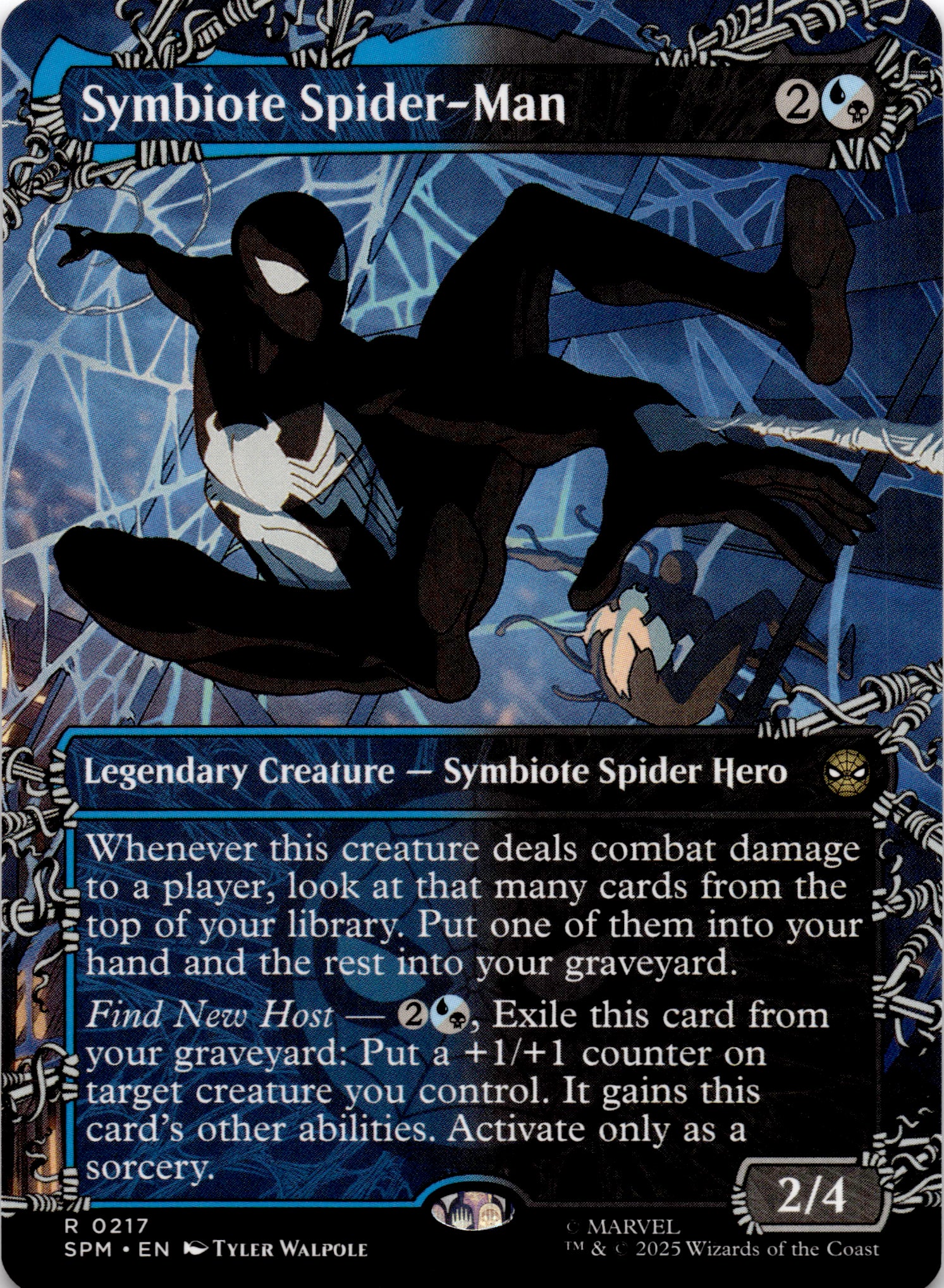 Symbiote Spider-Man (Borderless)