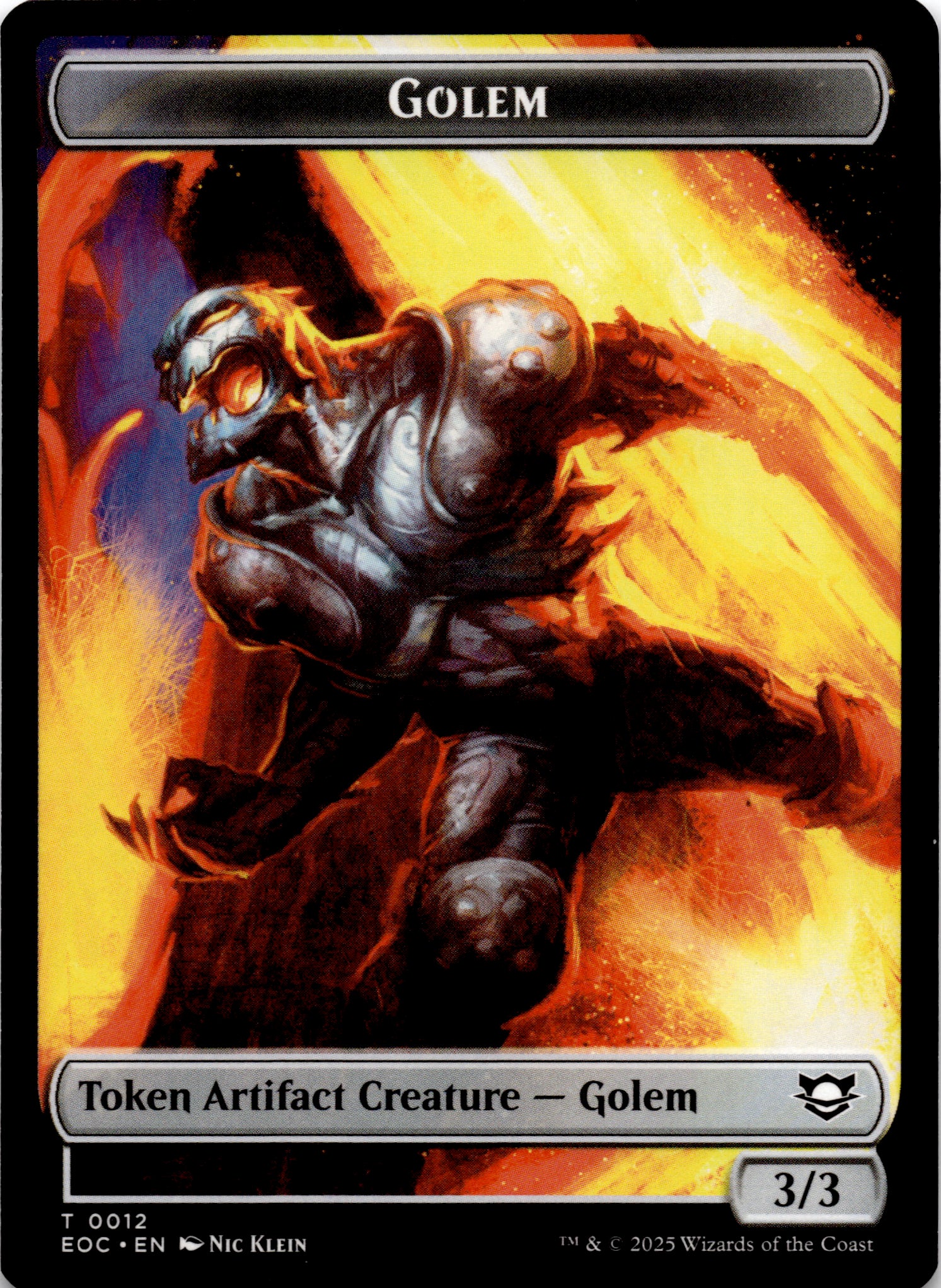 Golem (0012) // Golem (0014) Double-Sided Token