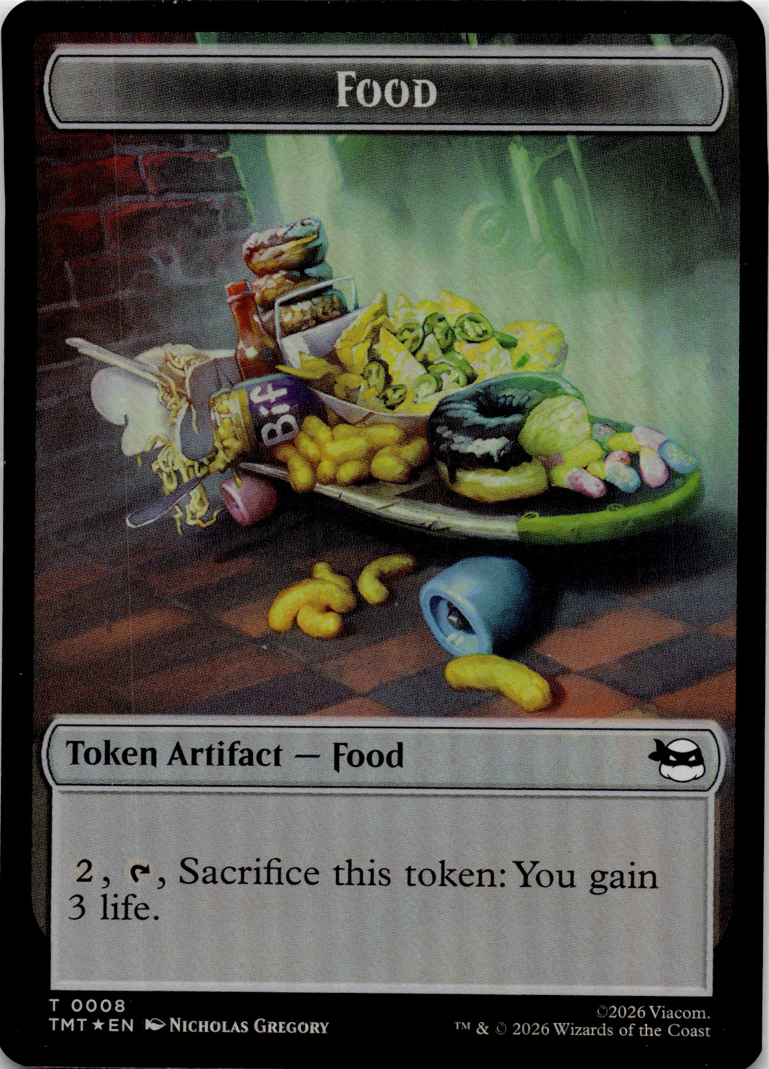 Robot // Food Double-Sided Token