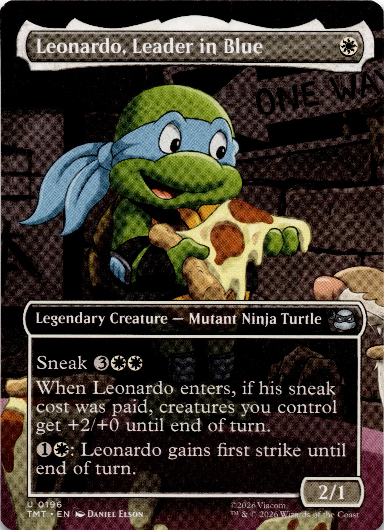 Leonardo, Leader in Blue (Borderless)