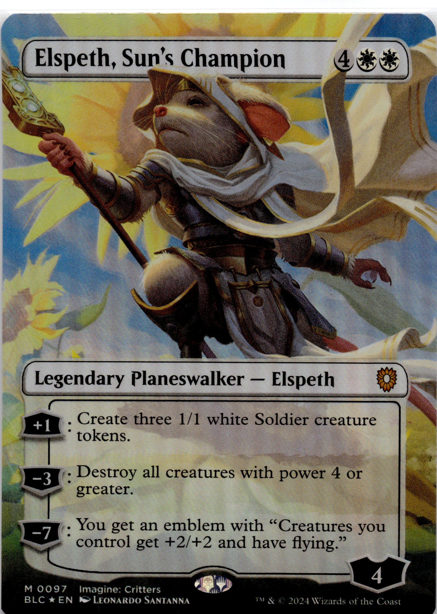 Elspeth, Sun's Champion (Borderless)